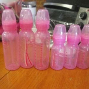 Dr Brown pink bottle set